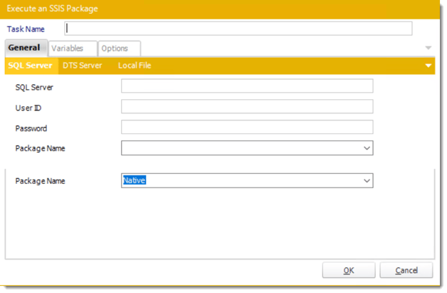 pbrs custom tasks database execute ssis