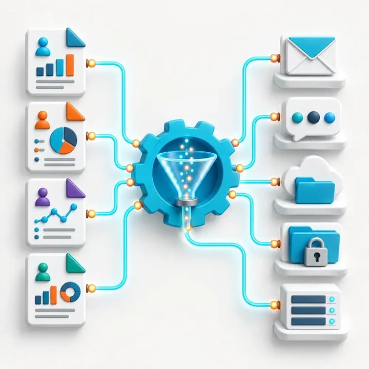 PBRS automatically routes personalized Power BI reports to email, collaboration tools, cloud storage, secure folders and network destinations.