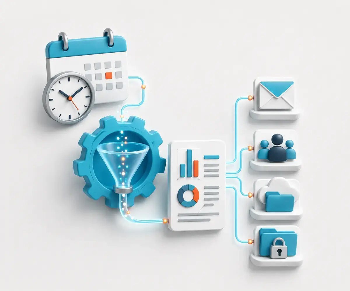 PBRS schedules Power BI reports by time or business event, then automatically generates and delivers them to multiple destinations.