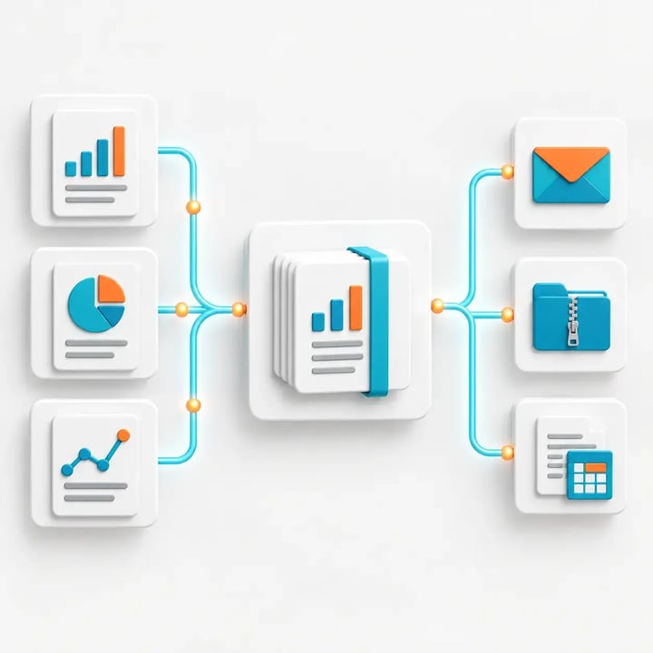 PBRS uses data-driven rules to create personalized Power BI report packages for individuals, teams and locations.