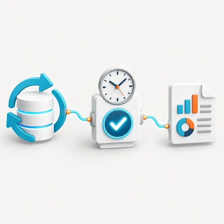 PBRS waits for a Power BI dataset refresh to complete before generating the updated report.