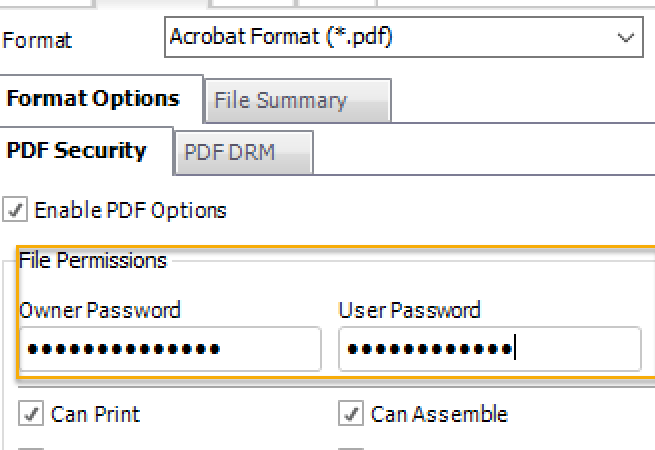 PDF Password Protection