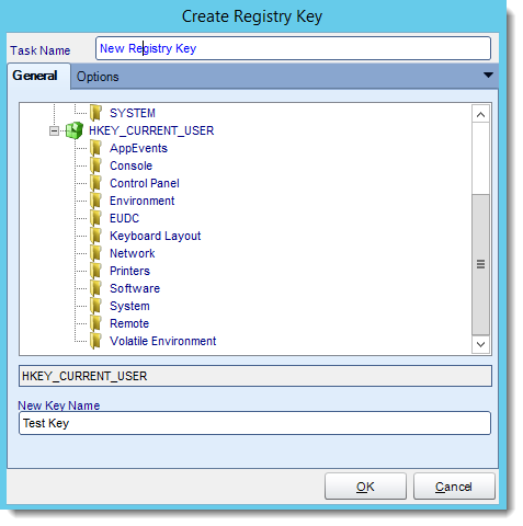 Crystal Reports: Create Key task in CRD.