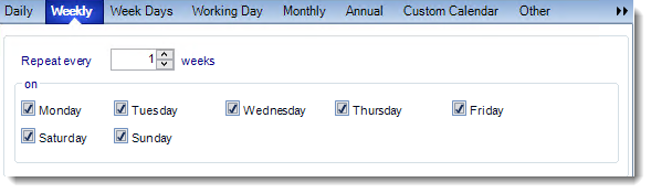 MS Access: Schedule Wizard in Dynamic Package in MARS.