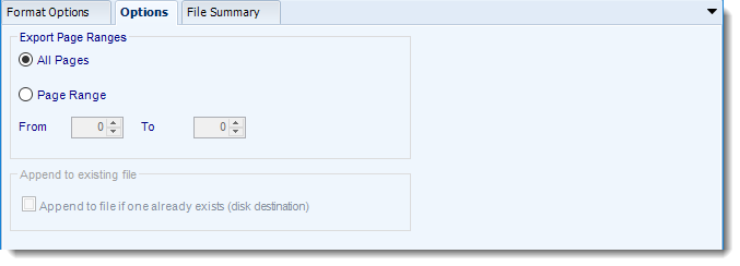MS Access: CSV output format options in MARS.