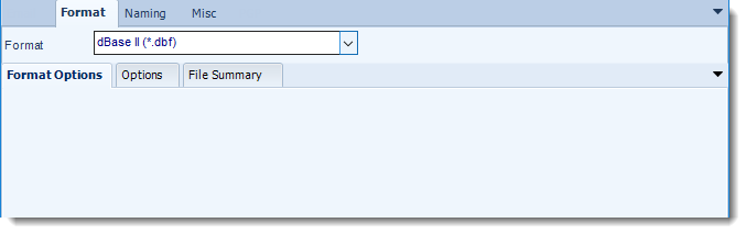 MS Access: dBase output formats in MARS.