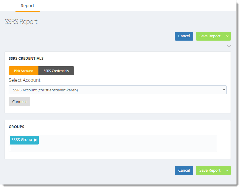 KPI's and Dashboards: SSRS Reports in IntelliFront BI.