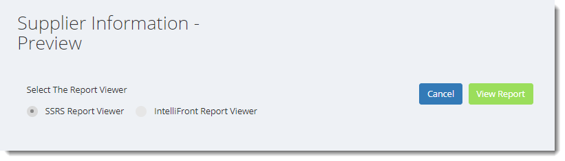 KPI's and Dashboards: SSRS Reports in IntelliFront BI.