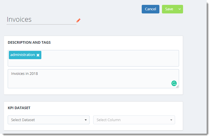 KPI's and Dashboards: Using KPI's in IntelliFront BI.