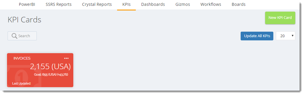 KPI's and Dashboards: Using KPI's in IntelliFront BI.