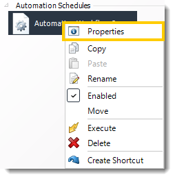 Power BI and SSRS. Automation Schedule Properties in PBRS.