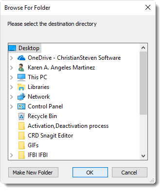 SSRS. Disk Destination browser for folder in SQL-RD