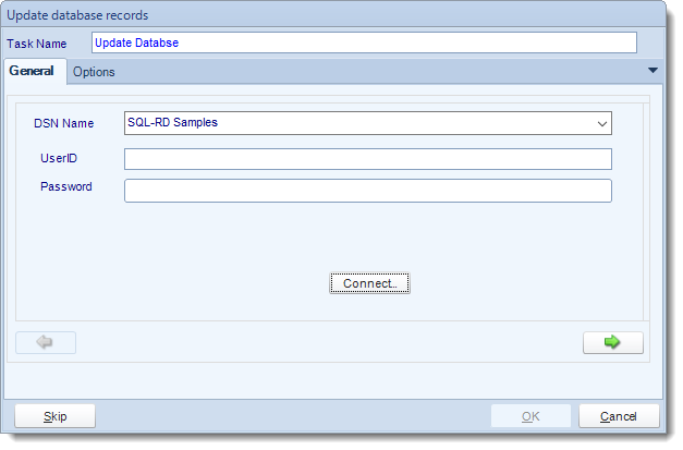 SSRS. Custom Tasks: Update a record in SQL-RD