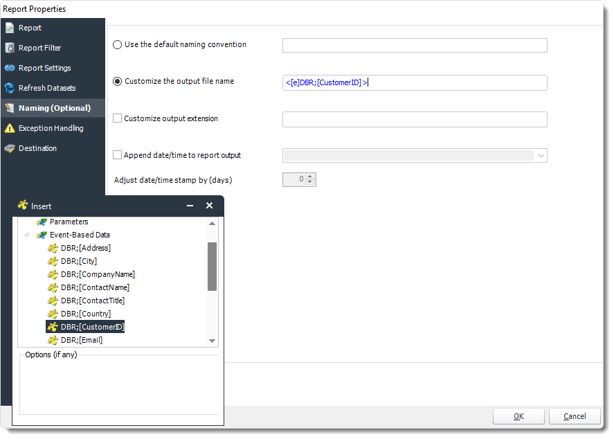 PBRS for Power BI/SSRS Reports: Setting up new Power BI reports in Event based schedules.