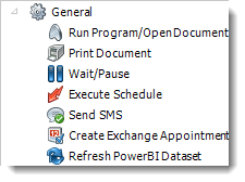 Power BI and SSRS. General section Custom Task Wizard in PBRS