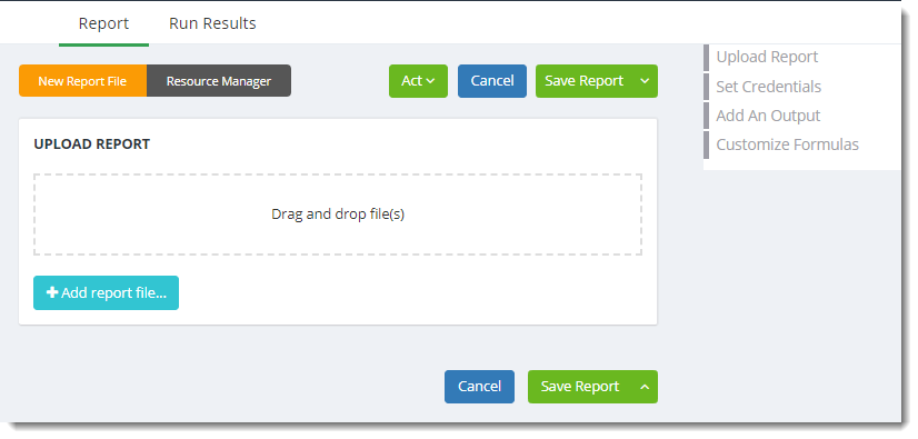 KPI's and Dashboards: Adding Crystal Reports in a Gizmos in IntelliFront BI.