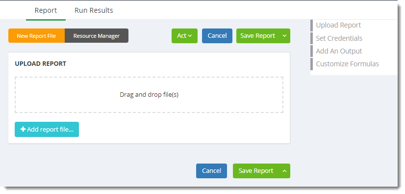 KPI's and Dashboards: Adding Crystal Reports in a Gizmos in IntelliFront BI.