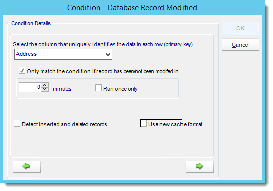 Crystal Reports: Condition Type Wizard in Event Based Schedule in CRD.