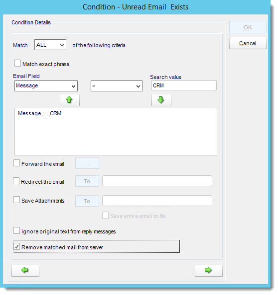 Crystal Reports: Condition Type Wizard in Event Based Schedule in CRD.