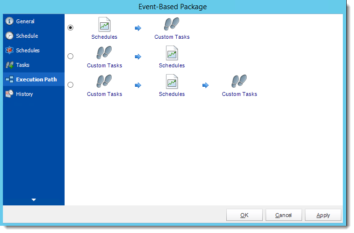 Crystal Reports: Event Based Package Properties Wizard in CRD.