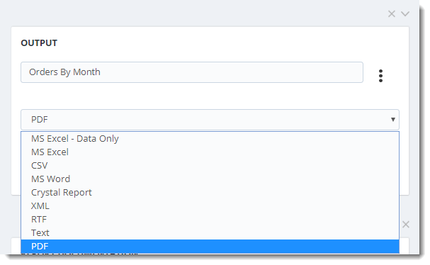 KPI's and Dashboards: Adding Crystal Reports in a Gizmos in IntelliFront BI.