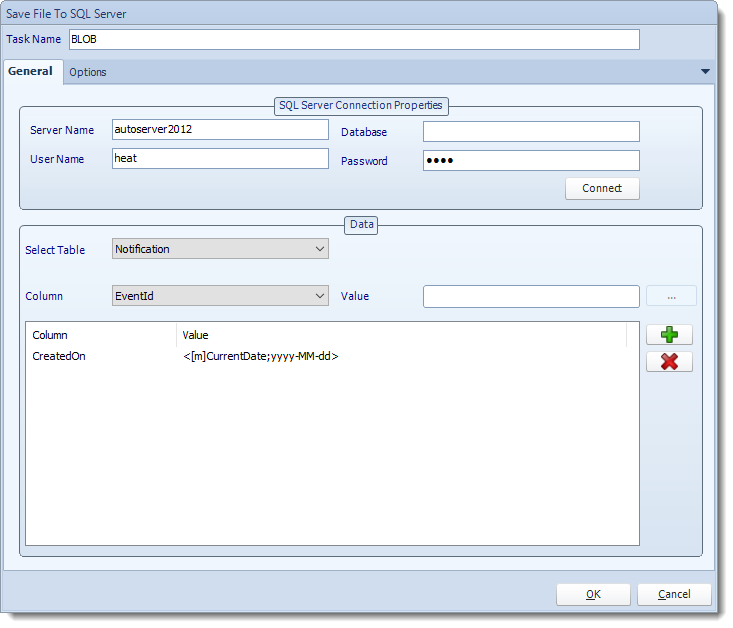 MS Access. Custom Tasks: Save BLOB from SQL Server in MARS.
