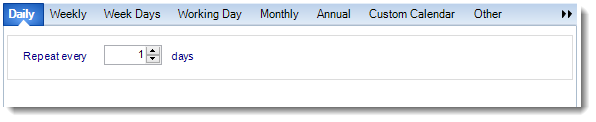 MS Access: Schedule Wizard in Package Schedule in MARS.