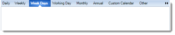 MS Access: Schedule Wizard in Package Schedule in MARS.
