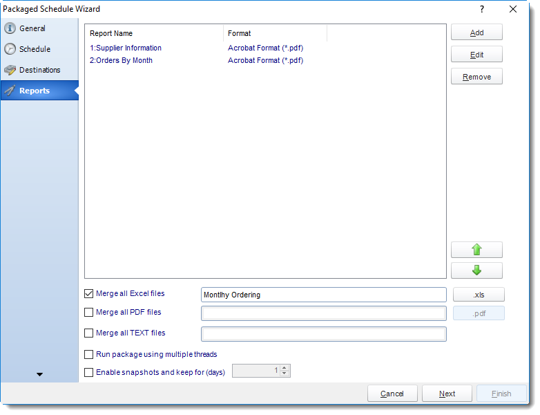 SSRS. Reports Wizard Package Schedule Report Wizard in SQL-RD