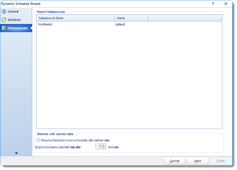 SSRS. Datasources Wizard in Dynamic Schedule Wizard in SQL-RD