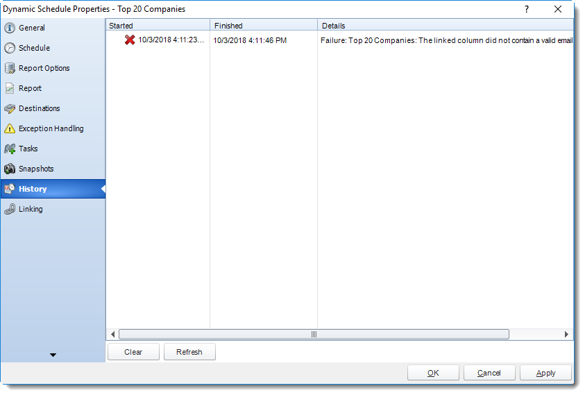 SSRS. Dynamic Schedule Properties in SQL-RD