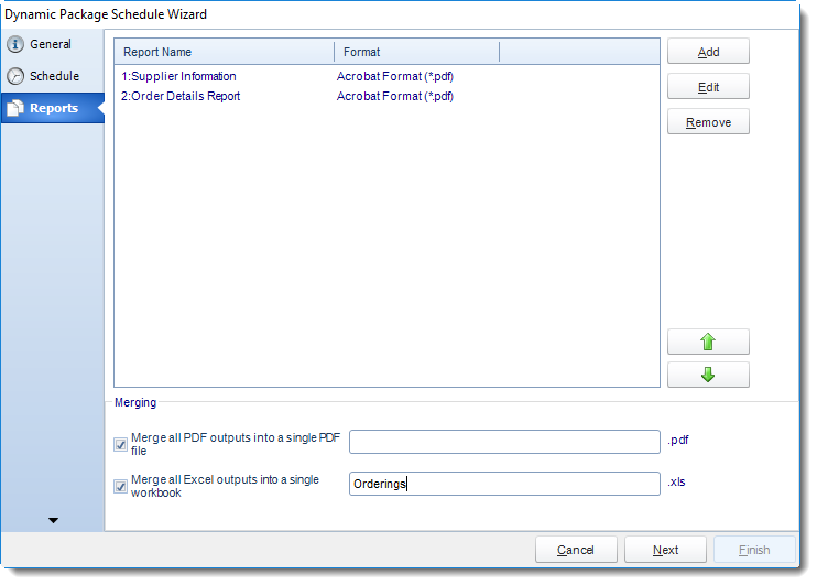 SSRS. Reports Wizard in Dynamic Package Schedule Wizard in SQL-RD