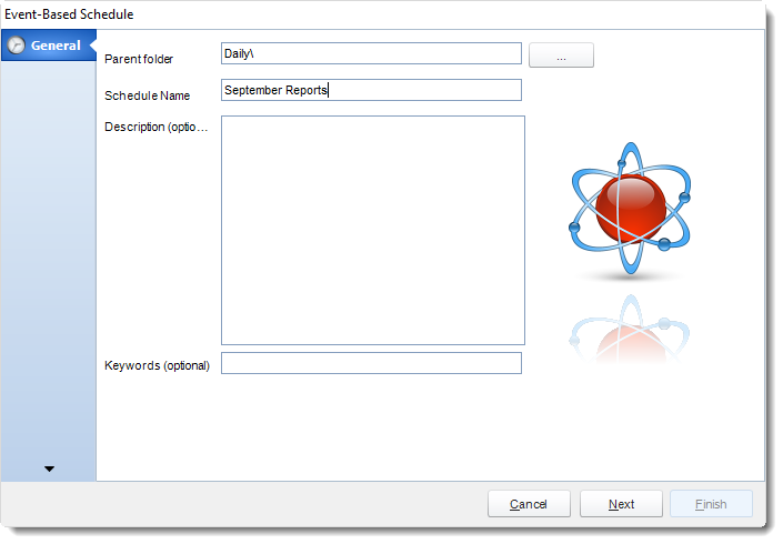 MS Access. General Wizard in Event Based Schedule In MARS
