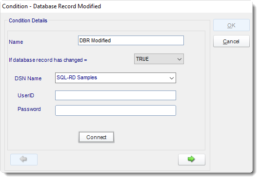 SSRS. Database Record has been modified - Condition Wizard in Event Based Schedule In SQL-RD