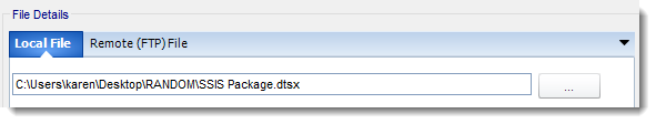 MS Access: File Exists Condition in MARS.