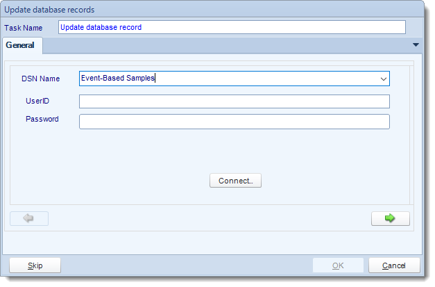 MS Access: Update database record tasks in MARS