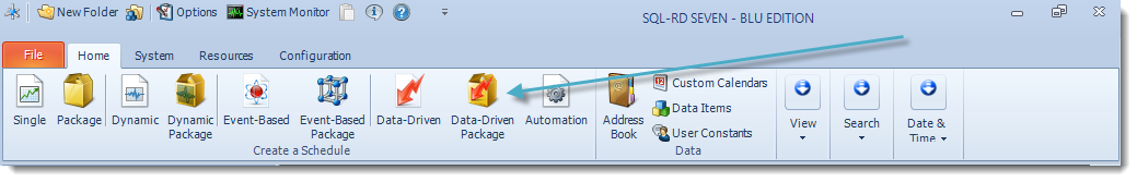 SSRS. SQL-RD Home Menu.