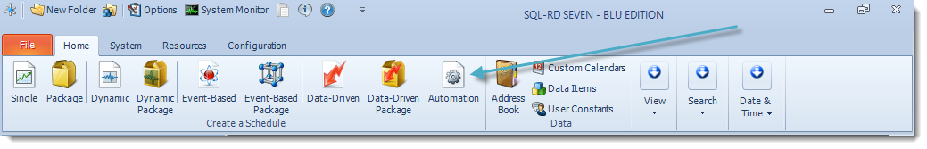 SSRS. SQL-RD Home Menu.