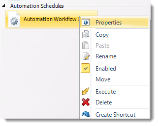SSRS. Automation Schedule Context Menu in SQL-RD.