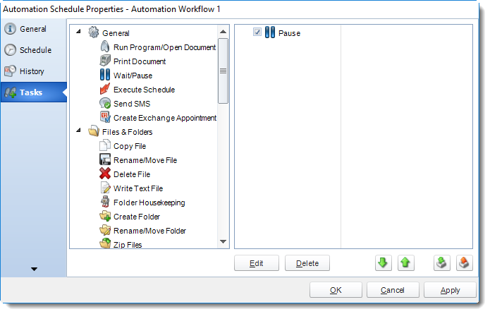 SSRS. Automation Schedule Properties Wizard in SQL-RD.