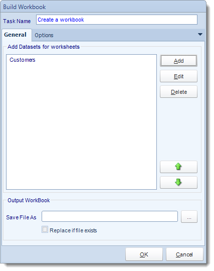 MS Access. Custom Tasks: Build Excel Workbook in MARS.