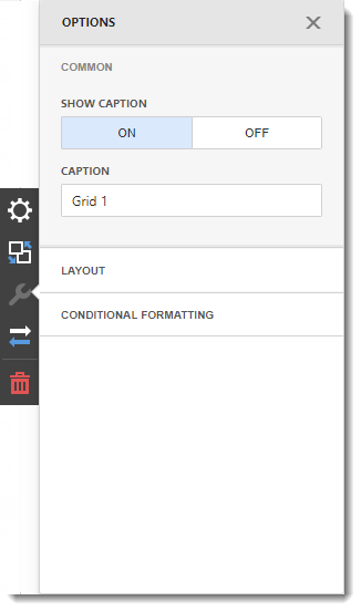 CKPI's and Dashboards: Creating Grid Visual Dashboard item in IntelliFront BI.