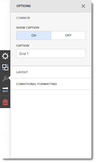 CKPI's and Dashboards: Creating Grid Visual Dashboard item in IntelliFront BI.