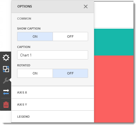 CKPI's and Dashboards: Creating Chart Visual Dashboard item in IntelliFront BI.