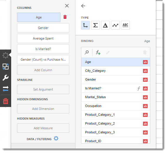 CKPI's and Dashboards: Creating Grid Visual Dashboard item in IntelliFront BI.