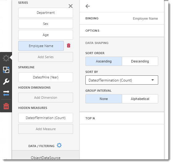 KPI's and Dashboards: Creating Cards Visual Dashboard item in IntelliFront BI.