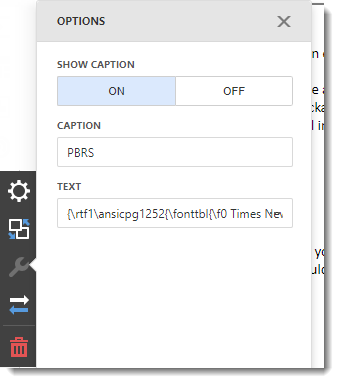 KPI's and Dashboards: Creating Text Box Dashboard item in IntelliFront BI.