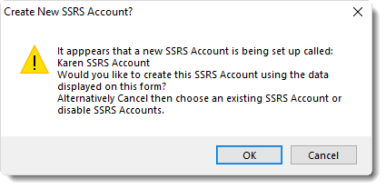 SSRS. Creating New SSRS Account in SQL-RD.