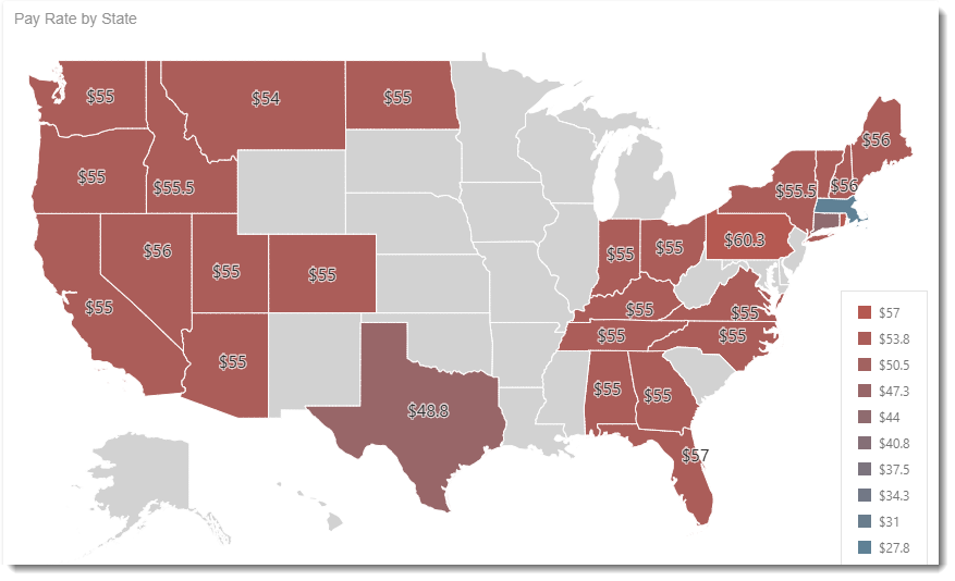 KPI's and Dashboards: Creating Choropleth Map Dashboard item in IntelliFront BI.