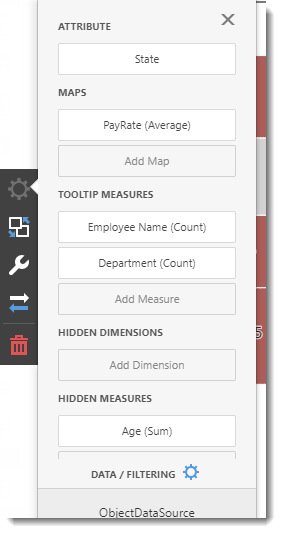 KPI's and Dashboards: Creating Choropleth Map Dashboard item in IntelliFront BI.